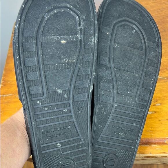 RAW Black Men's Slide Sandals - Picture 3 of 4